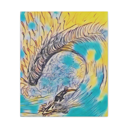 Big Wave Canvas Painting