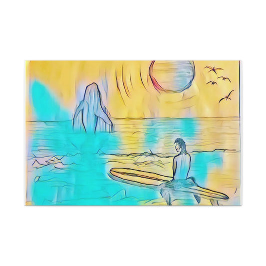 Island View Canvas painting