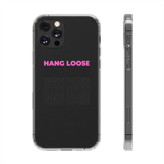 Pink Hang Loose Clear Case