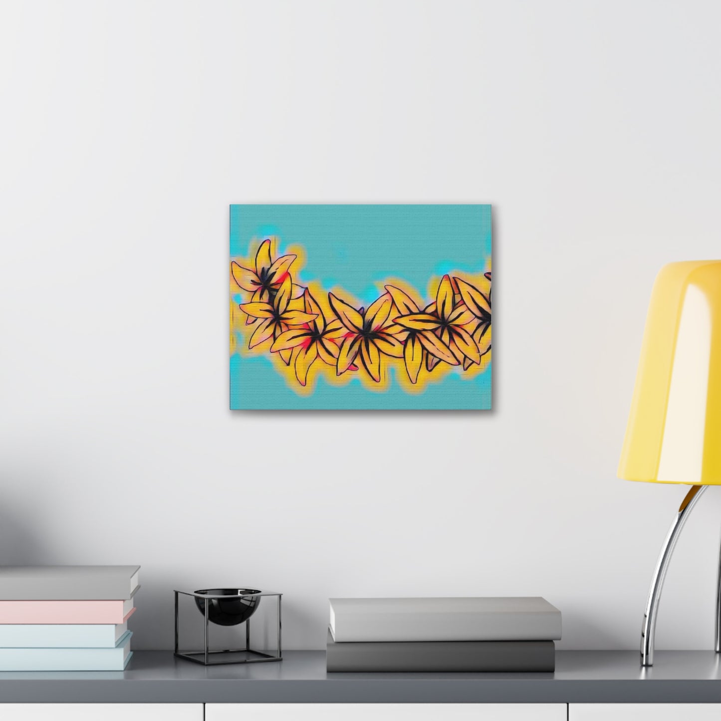 Plumeria Canvas Painting